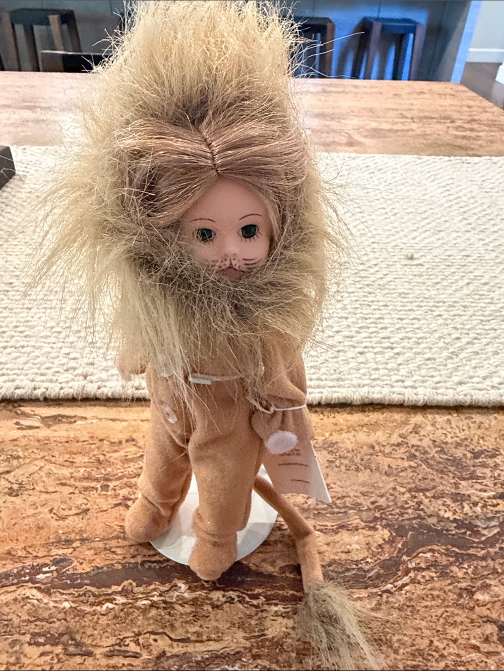 Madame Alexander Tan Plush Doll in Lion Costume with Fluffy Mane